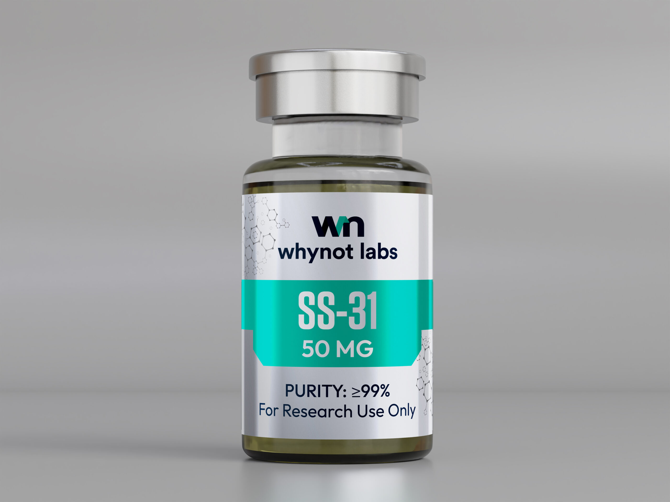 SS-31 50mg | WhyNot Labs — Mitochondria-Targeted Tetrapeptide Research Compound SS-31 Elamipretide 50mg lyophilized research peptide — mitochondria-targeted tetrapeptide, 7-panel conformity tested by Vanguard Laboratory