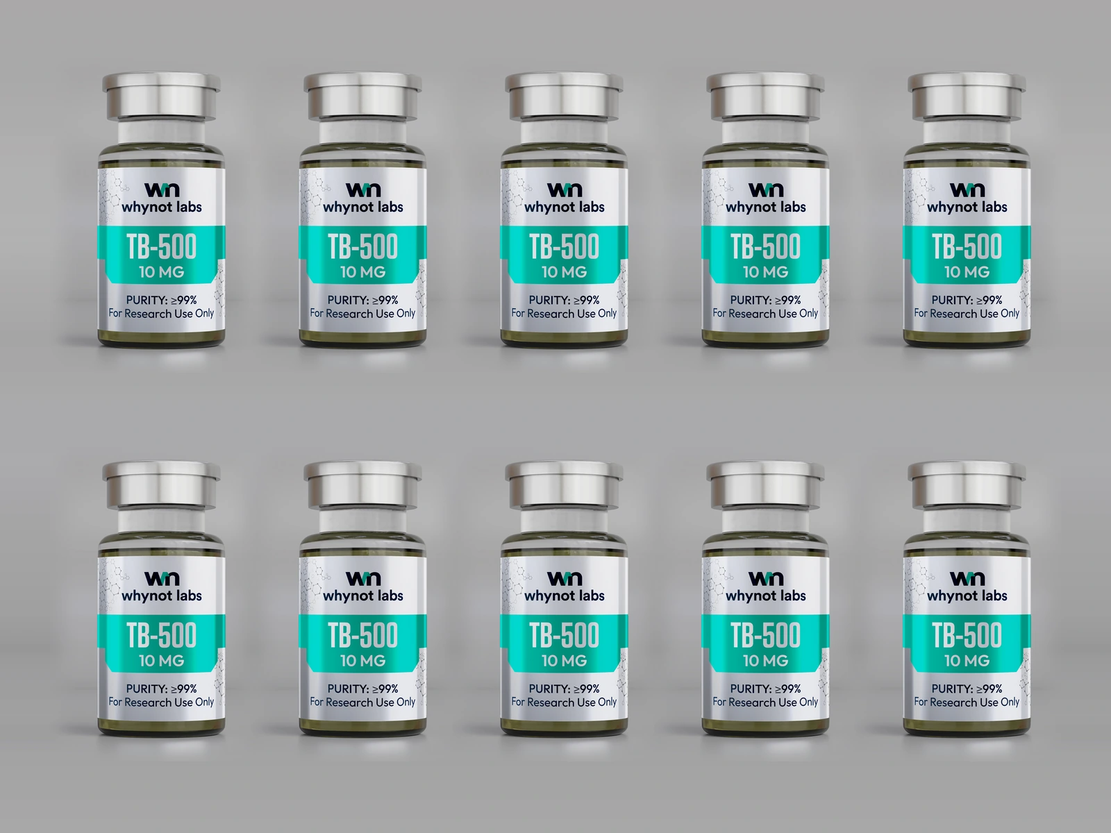 TB-500 10 mg Kit (10 vials) clear 10-vial tile TB-500 10 mg Kit (10 vials) product kit