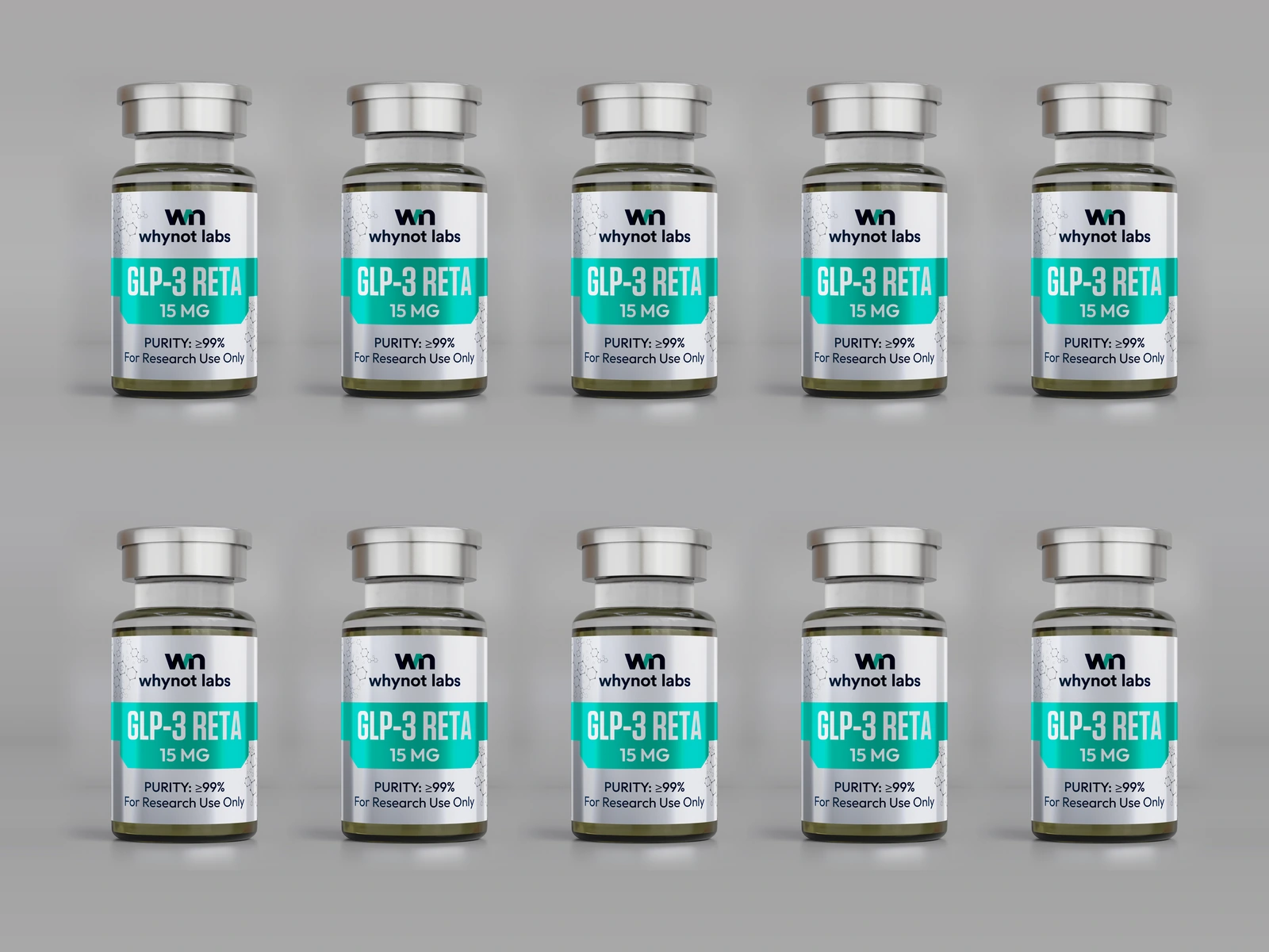 WN-3 R 15 mg Kit (10 vials) clear 10-vial tile WN-3 R 15 mg Kit (10 vials) product kit