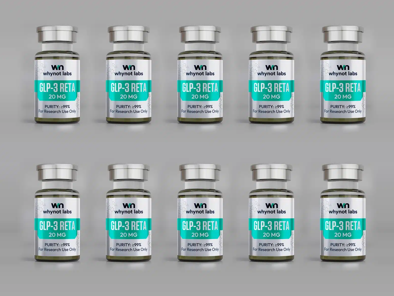 WN-3 R 20 mg Kit (10 vials) clear 10-vial tile WN-3 R 20 mg Kit (10 vials) product kit